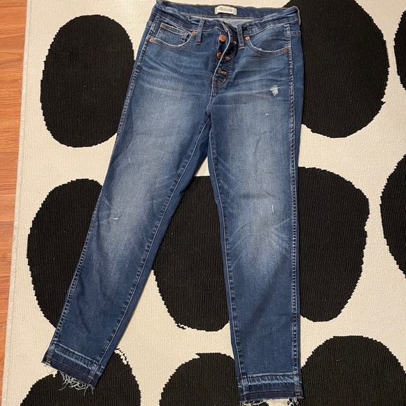 EUC madewell 10” high rise skinny drop hem edition 29 - Picture 8 of 10